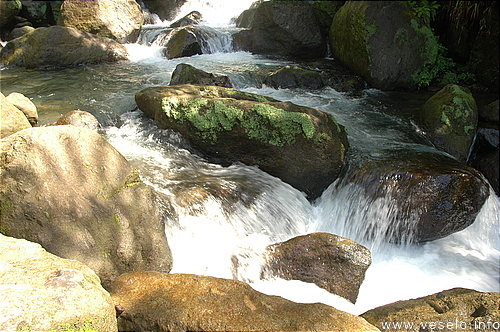 Photography. 150 rapid streams to waterfall