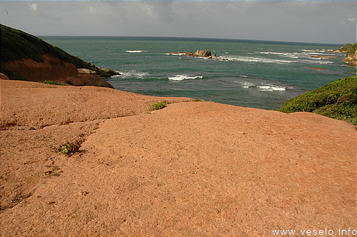 Photography. 025 red rocks view Atlantic Ocean