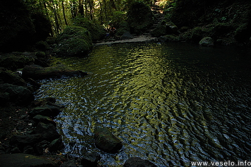 Photography. 265 lights in the water pool mirror